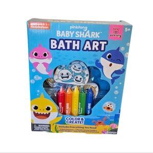 Baby Shark bath art